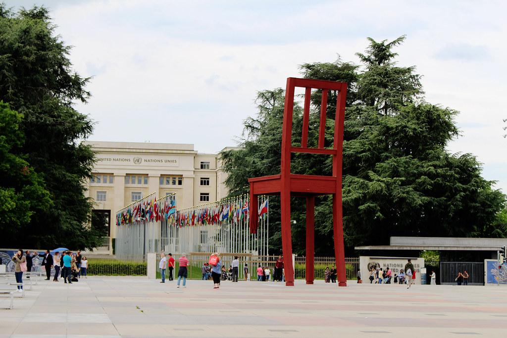 Broken Chair Sculpture